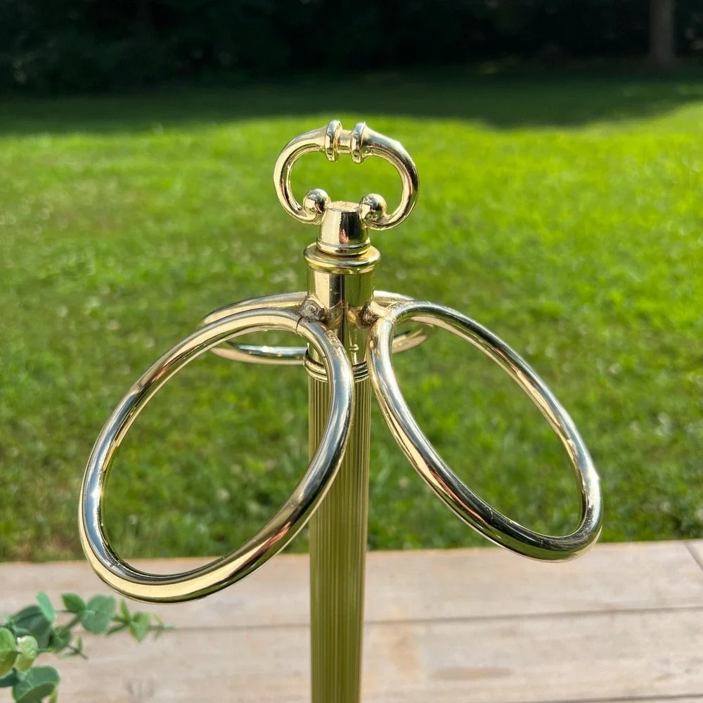 Vintage Marble Hand Towel Holder Stand